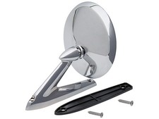 1962-64 Fairlane Mirror Outside Round Lh Or Rh Bronco Mustang Falcon New