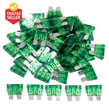 55 Pcs 30 Amp Standard Blade Fuse, 30A Automotive Fuse for Car Truck