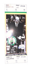 2000 Celtics vs LA Clippers Ticket Stub - Jan 12 Honoring Red Auerbach
