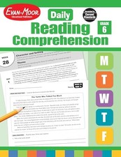 Evan-Moor Daily Reading Comprehension, Grade 6 - Homeschooling  Classroom R...