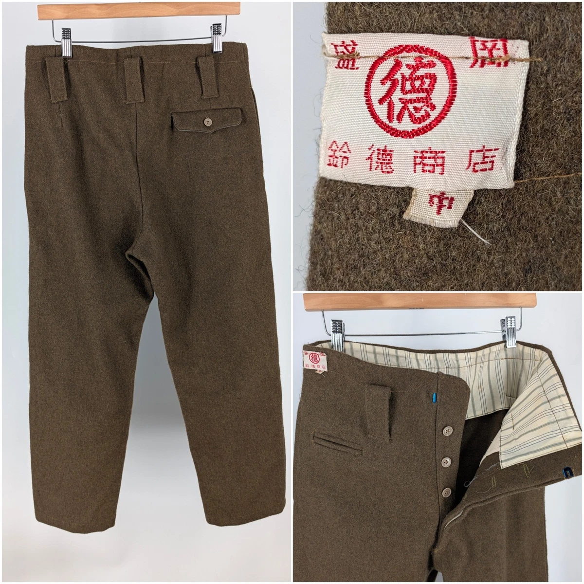 1930s Decade 100% Wool Vintage Pants for Men for sale | eBay