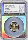 1999 W $5 AMERICAN 1/10 OZ GOLD EAGLE NGC PR70 ULTRA CAMEO - VAULTBOX HALO CORE