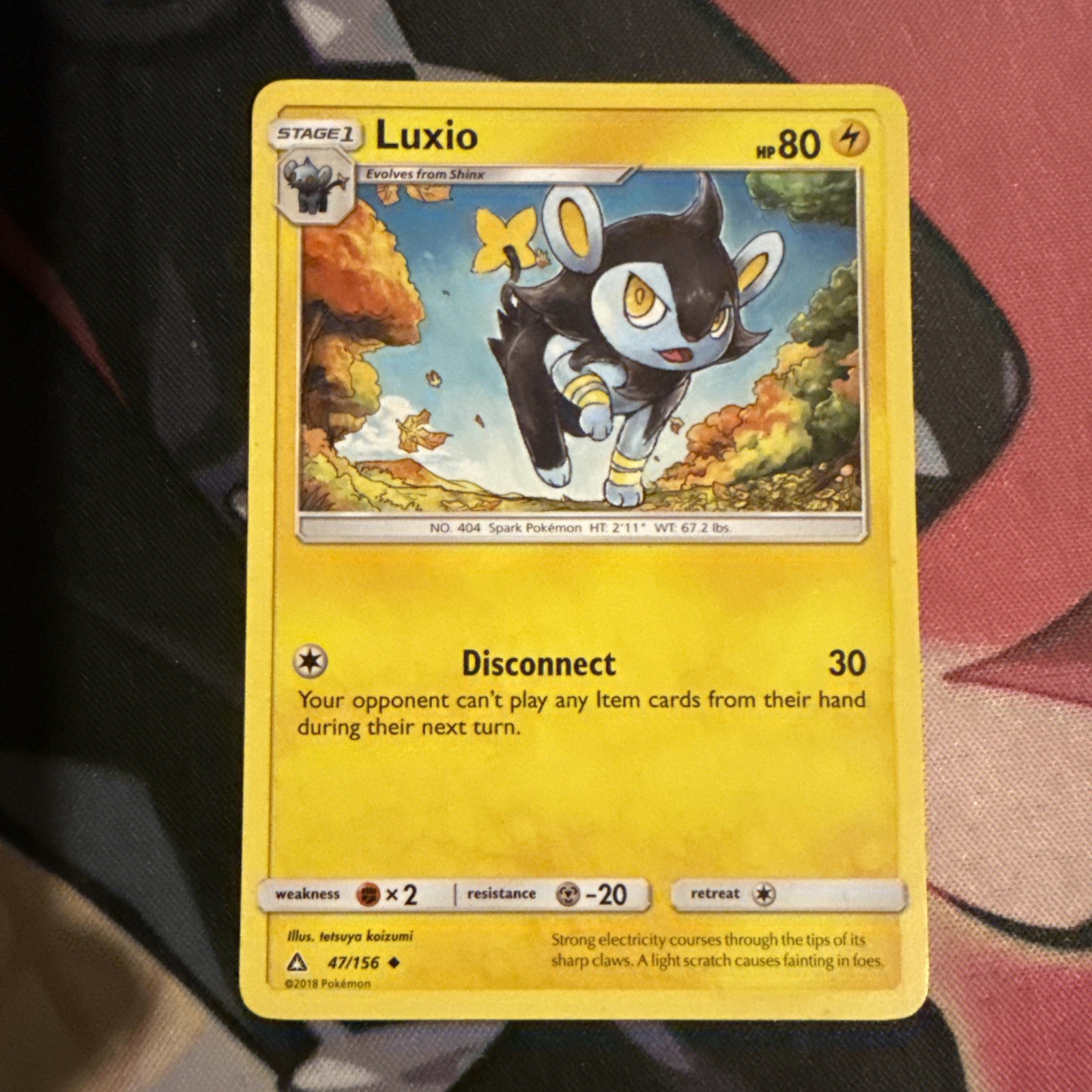 Pokémon TCG LP Ultra Prism Luxio 47/156