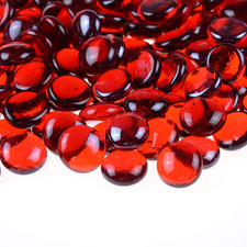 Flat Glass Gems/Marbles/Stones/Beads for Vase Filler, Table Scatter, Games - 1 L