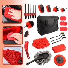 28pcs Professional Car Detailing Kit Complete Interior Exterior Car Cleaning