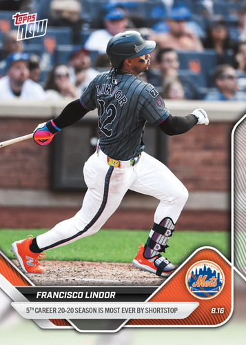 2025 Topps Now 560 Francisco Lindor