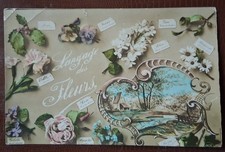 CPA FANTAISIE - Langage des Fleurs