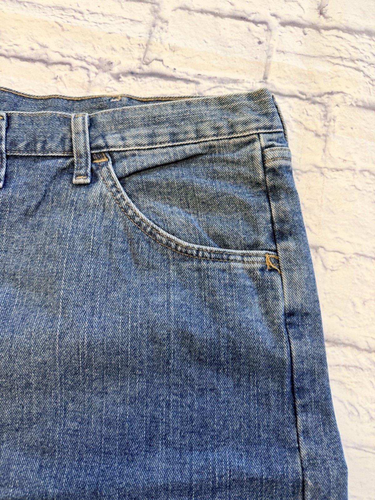 Wrangler Authentic Men’s Size 46 Denim Blue Jean 10” Inseam Shorts, NWT image 8