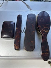 Early 20th Century Bristle Brush Vanity Set