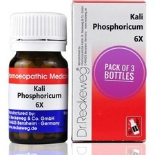 3 Packs Dr Reckeweg Germany Homeopathic Kali Phos 6x, 20g Tablets Free Shipping