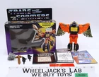 Divebomb METAL 100% Complete 100% Complete W/BOX 1986 Vintage G1 Transformers