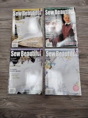 sew beautiful magazine lot 4 RANDOM PICK No Duplicates Good Condition