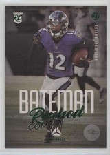 2021 Panini Chronicles Luminance Update Rookies Green Rashod Bateman #215 0b3