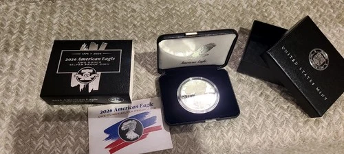 1776 - 2026 W Proof 250th Anniversary Privy American Silver Eagle w/OGP