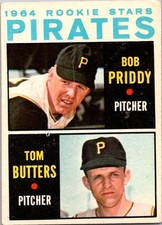 Pirates 1964 Rookie Stars (Bob Priddy / Tom Butters) RS, RC 1964 Topps #74