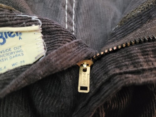 Vintage 70s Wrangler Corduroy Pants Mens 38x34 Brown Straight Leg Retro Casual by Wrangler, $32.96 - Photo 9