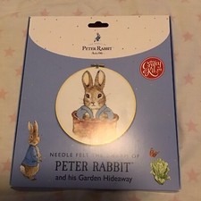 Brand New Peter Rabbit's Garden Escape Needle Felting Kit