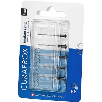 Curaprox CPS 508 Black Implant Soft Interdental Brushes Pack Of 5
