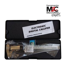 CALIBRO DIGITALE METRICA 1002LR, 150 mm, acciaio inox temprato, numeri giganti