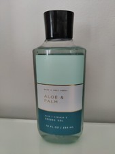 NEW BATH  BODY WORKS ALOE  PALM SHOWER GEL With ALOE VITAMIN E.RETIRED SCENT 