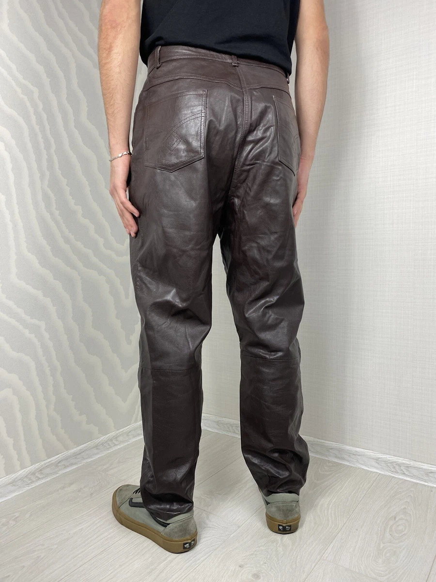 Size 16 leather pants sales