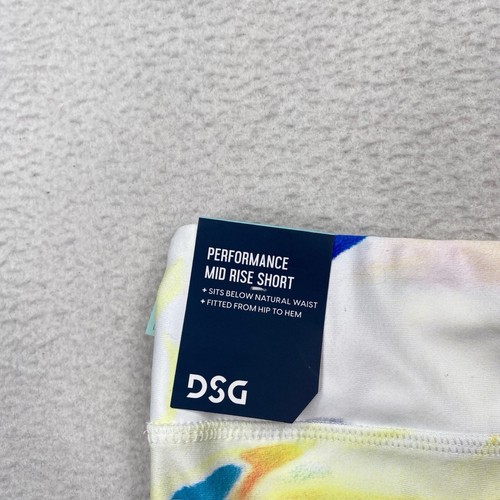 DSG Girls Youth 3" Performance Tights Shortie Shorts Size M Summer Watercolor - Picture 7 of 9