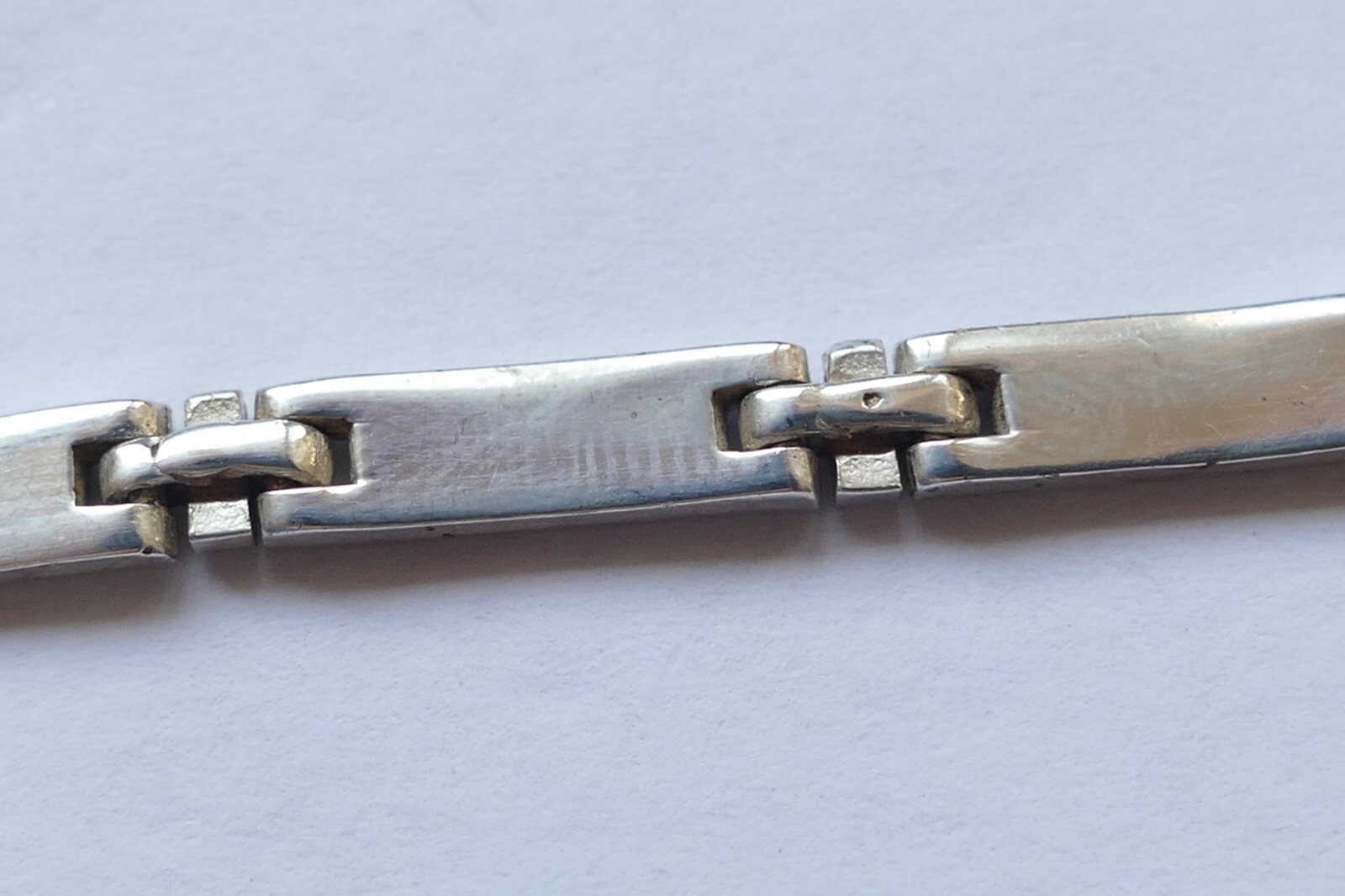 Bracelet 925 Silver Solid Simple Timeless Vintage… - image 3