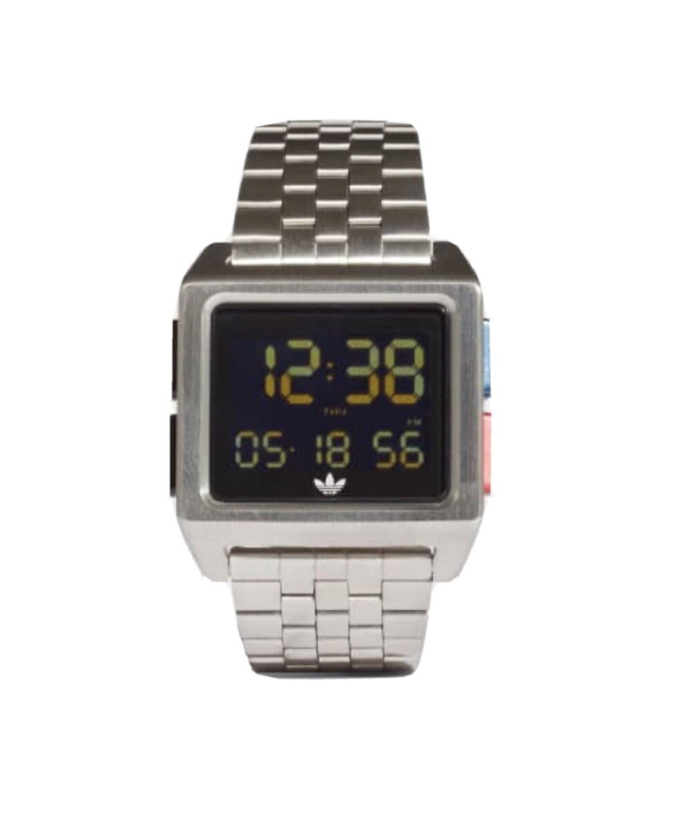 NEW Adidas Archive M1 CJ6307 Silver Stainless-Steel Quart NEW Adidas Archive M1 CJ6307 Silver Stainless-Steel Quart