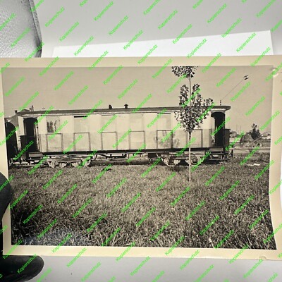 Altes Eisenbahn Foto 27.9.1958 Kehl MEG B4i Wagen Waggon Schmalspur Q38