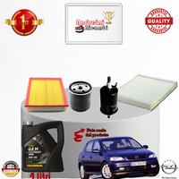 Inspektionskit Filter + ÖL opel Astra G 1.4 16V 66KW 90CV Von 2003-> 2005