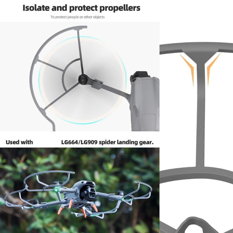 Propellers Guard for AIR 3S/3 Drones Quick Release Propellers Protective Rings