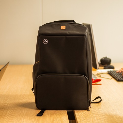 Mochila para portátil, negra para ordenadores de 15", resistente al agua - Imagen 2 de 6