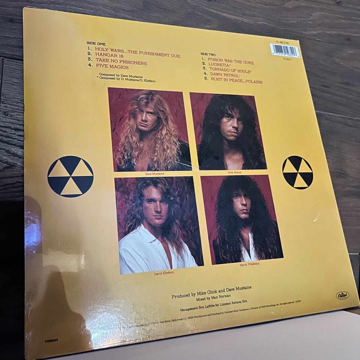 Megadeth - Rust In Peace SEALED Vinyl, 2008 Reissue | eBay