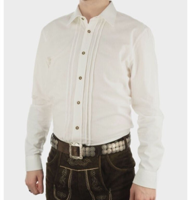 Herren leinen Hemd Trachtenhemd Original Steindl OS Trachtenmode Langarm L - XL