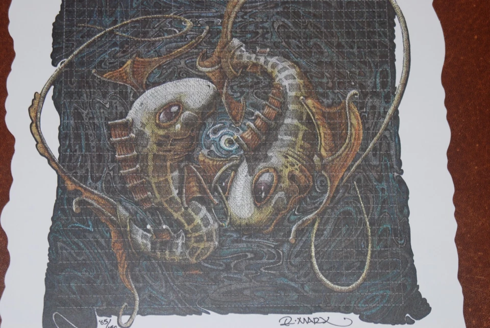 Robert Marx Print The Only Dance There Is Blotter Art S/# 150 Dead Tour 2000 - Image 3 of 4