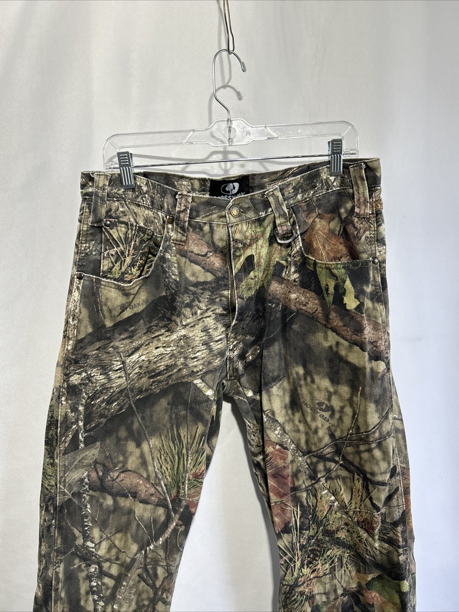 Mossy Oak Denim Camo Pants Jeans Men's 34x32 Break Up Country