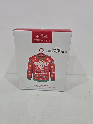 Hallmark 2024 UGLY SWEATER Christmas Vacation Lampoon MAGIC Ornament