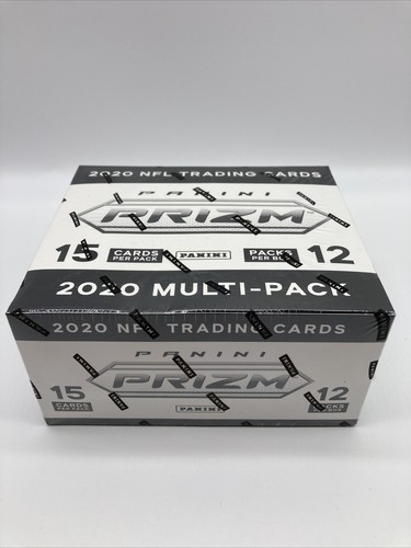 NEW 2020 Panini Prizm NFL Football Factory Sealed Multi Pack Cello Box 12 Packs - Picture 2 of 6