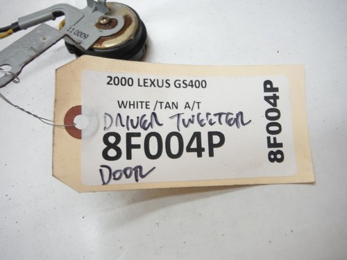 2000 LEXUS GS400 A/T DRIVER LEFT TWEETER SPEAKER OEM 1998 2000 - Picture 8 of 8