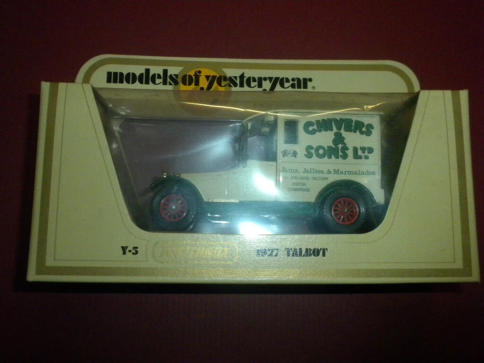 1927 TALBOT/CHIVERS MATCHBOX CAR Y-5 Models of Yesteryear 1978 mib ENGLAND - Image 3 of 4