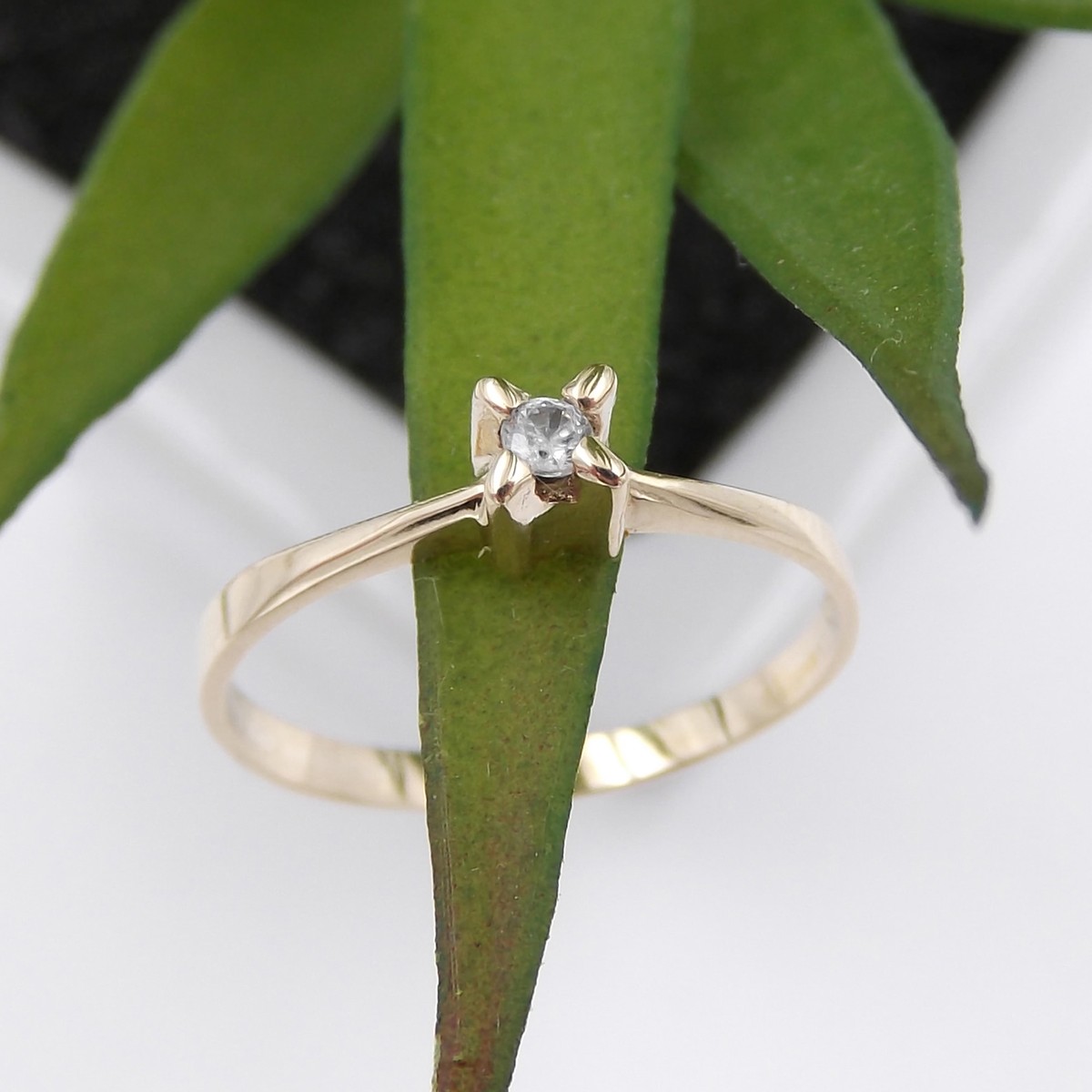 Anillo De Compromiso Miore Corazón Oro Blanco 9k - Con Diamantes 0.04 Ct, Regalo Romántico Para Ella Anillos Mujer