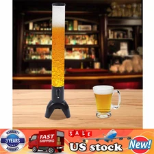 Beer Tower Dispenser with Stainless Steel Tap and Individual Ice Tube 3L/100oZ