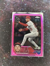 2023 Topps Chrome Update Series Pink Refractor Brandon Drury USC121 Angels