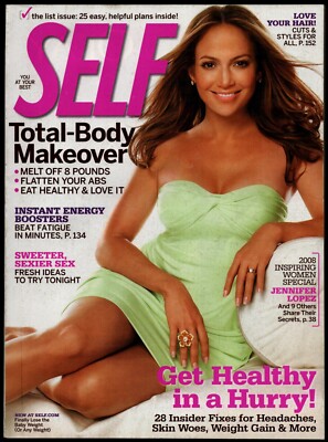 SEPTEMBER 2008 SELF MAGAZINE, ACTRESS JENNIFER LOPEZ | eBay