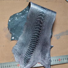 100% Real Ostrich Legs Skin Leather Hide Claw Foot Pelts Genuine Ostrich Leather