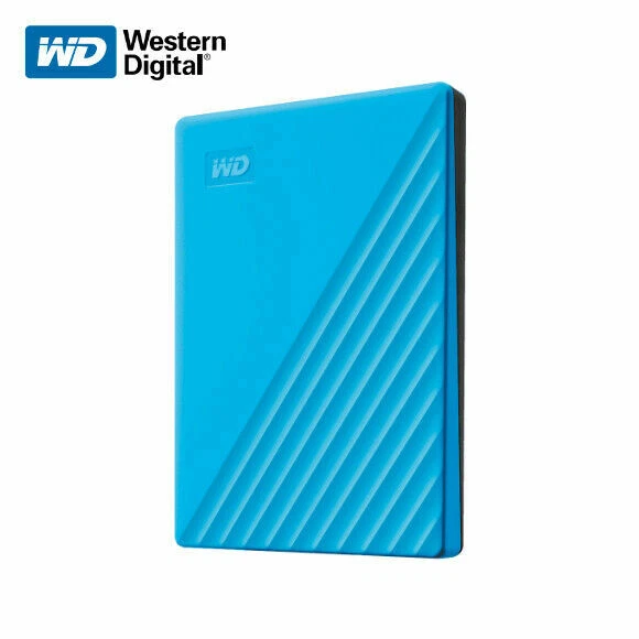 WD My Passport Festplatte, 2 TB HDD, 2,5 Zoll, extern, Blau