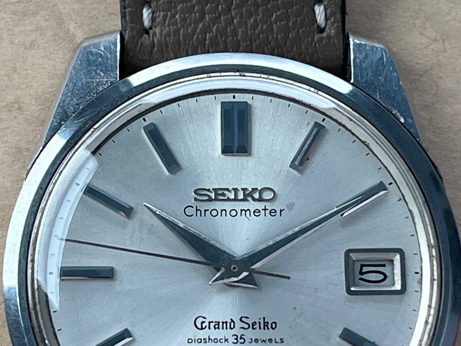Vintage 1965 Grand Seiko Chronometer Hand Winding Serviced 5722 