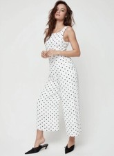 Aritzia Wilfred  coulement Jumpsuit Polka Dot Size 4
