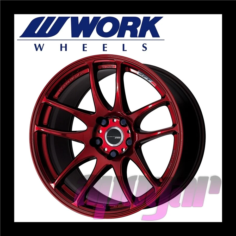 WORK EMOTION CR Kiwami Kurenai SPEC WHEEL (1pcs) 18 inch 7.5J 47 5H 114.3 (BRM)