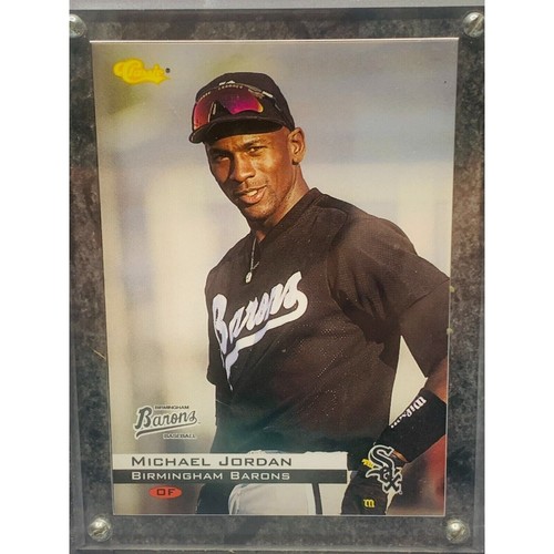 Michael Jordan Birmingham Barons Baseball Card Plaque - Bild 2 von 3
